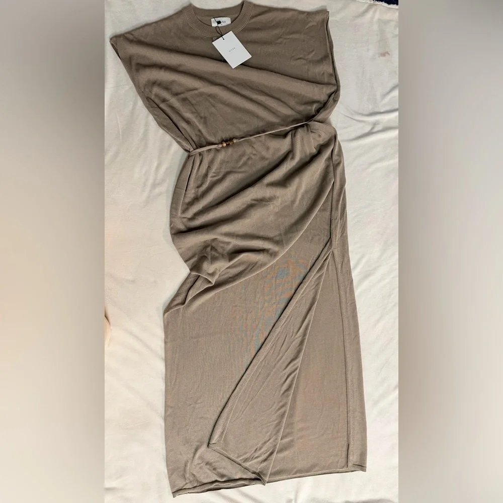 NWT DISSH JACKI SAGE SLEEVELESS KNIT MAXI DRESS size Xs - Picture 6 of 11